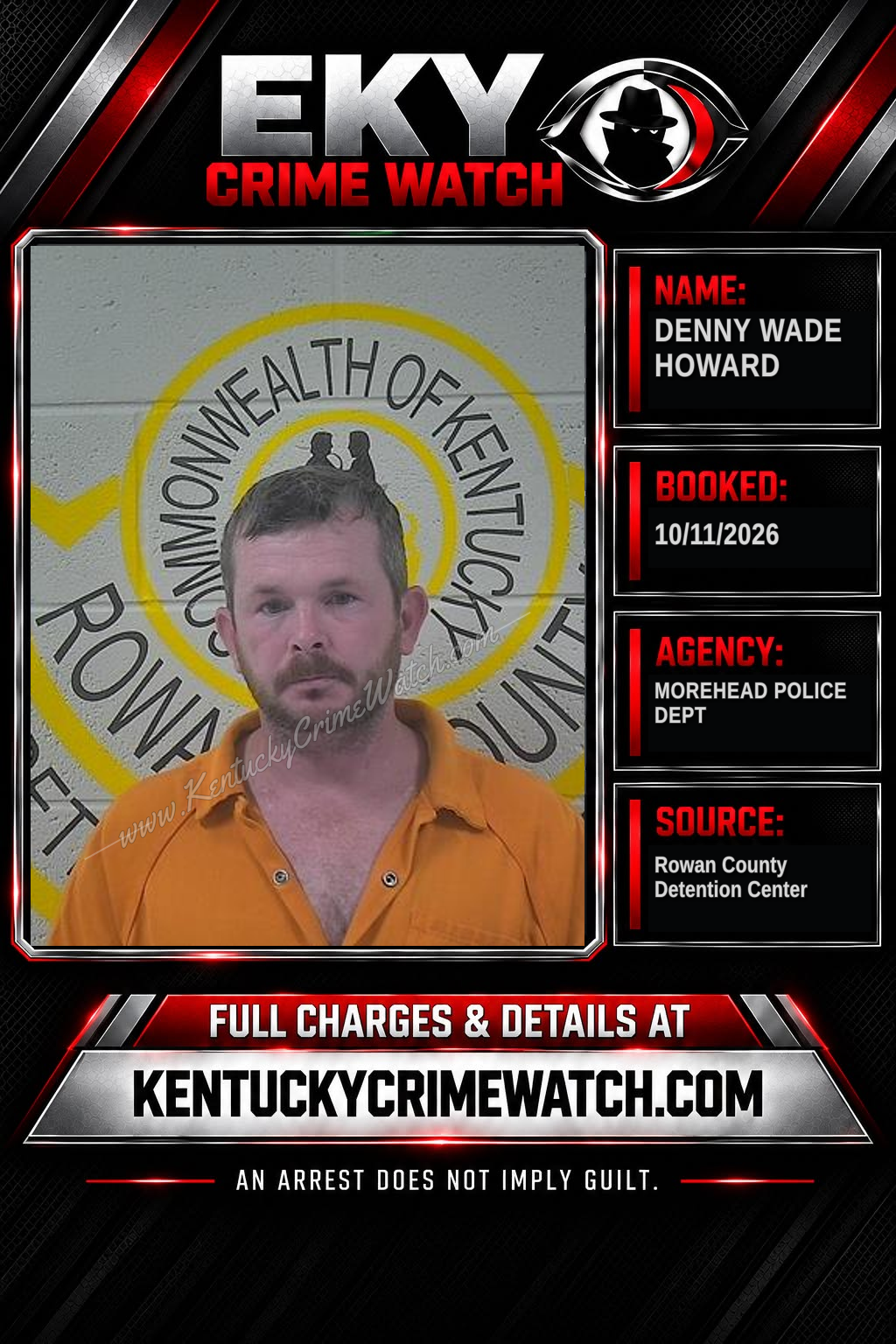 DENNY WADE HOWARD booking image