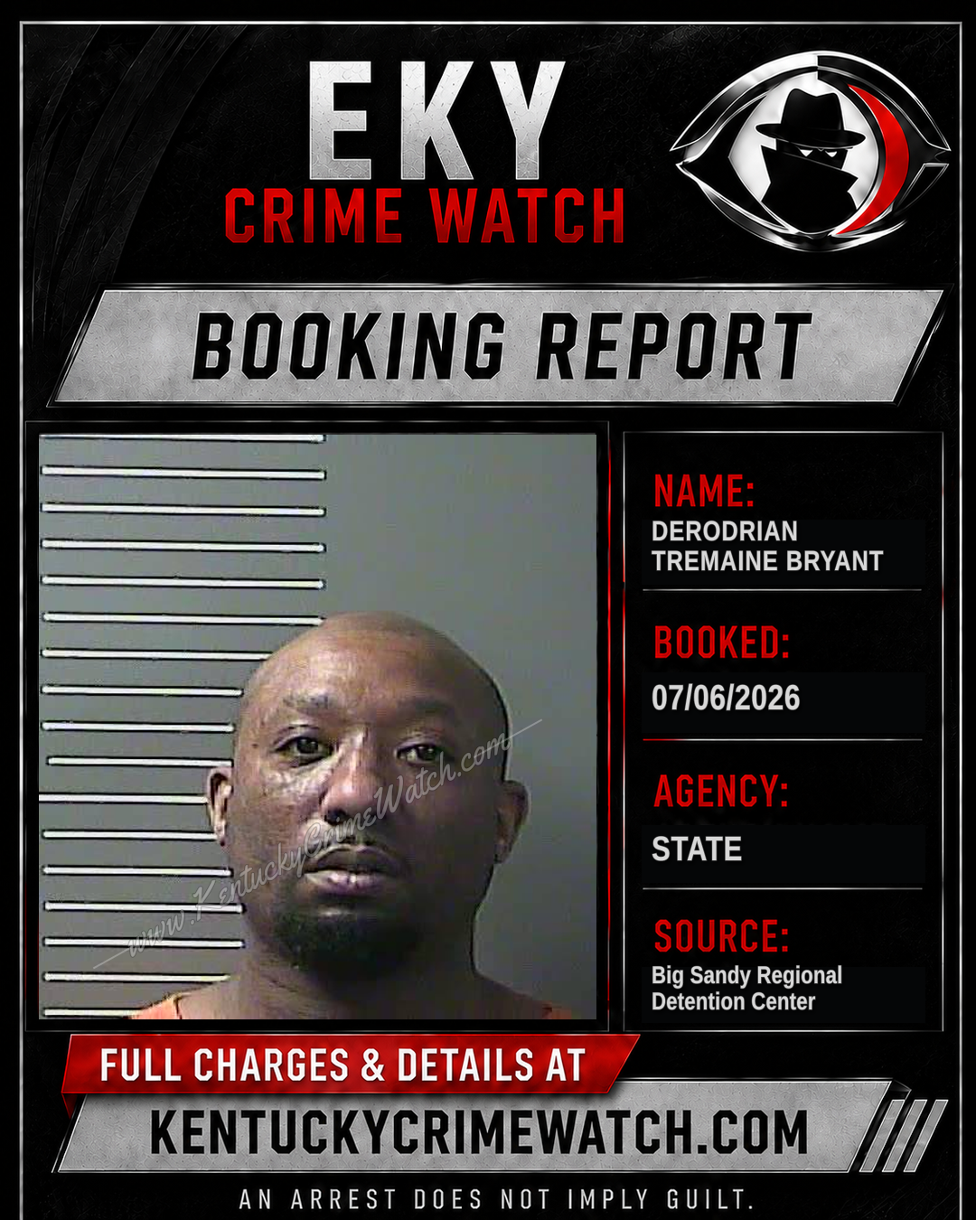 DERODRIAN TREMAINE BRYANT booking image