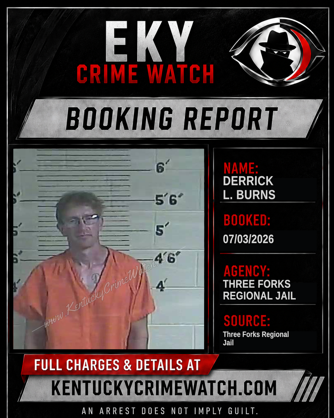 Derrick L. Burns booking image