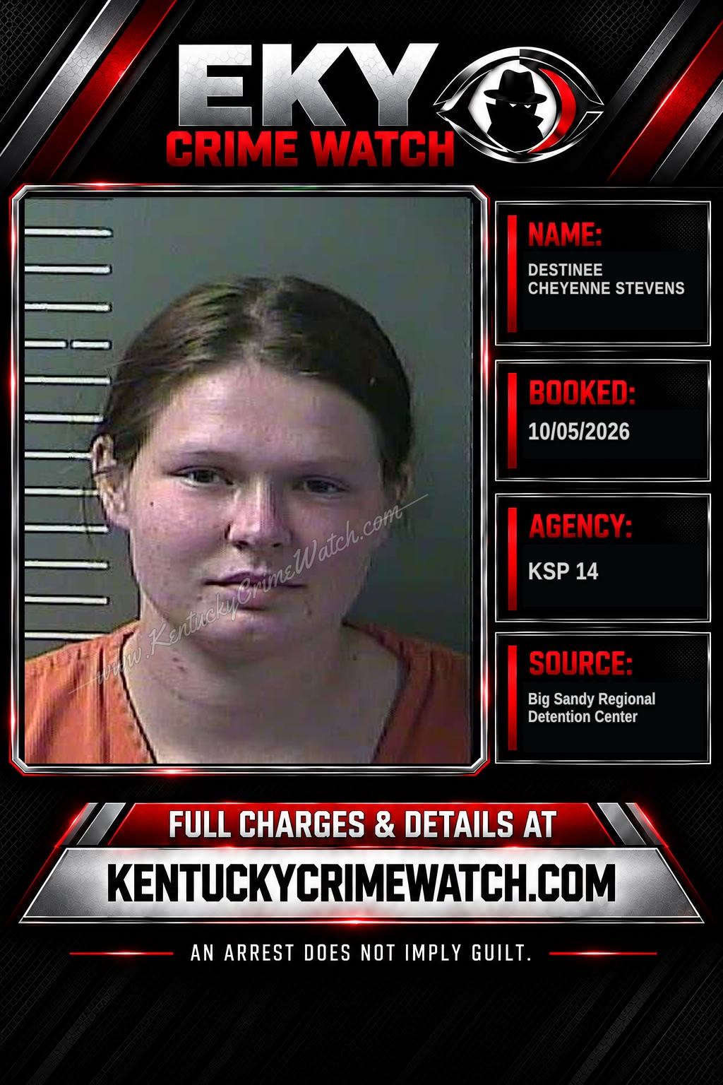 DESTINEE CHEYENNE STEVENS booking image