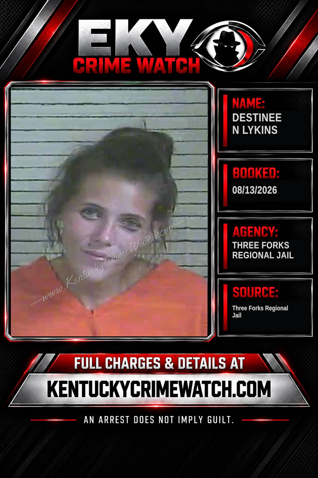 Destinee N Lykins booking image