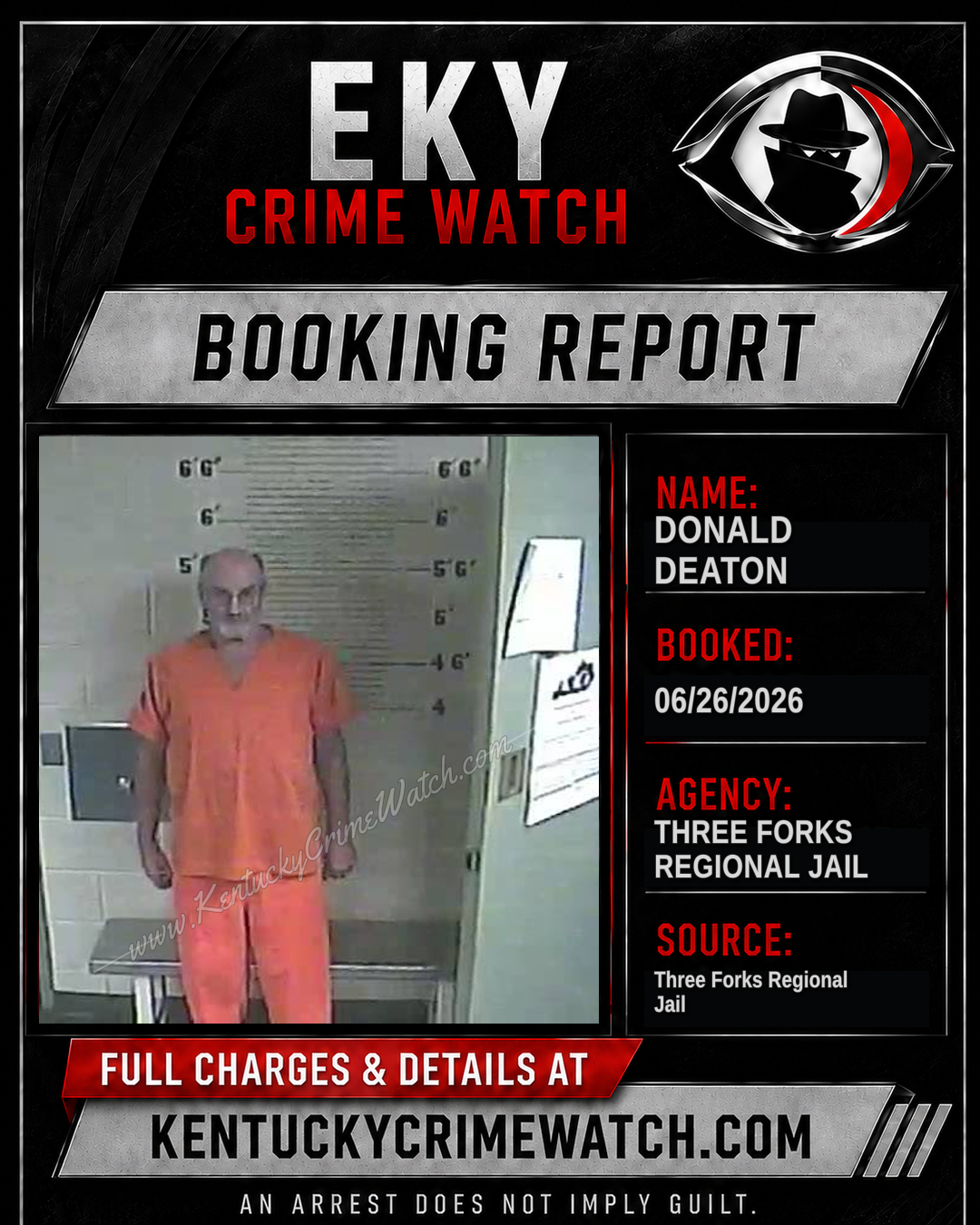Donald Deaton booking image