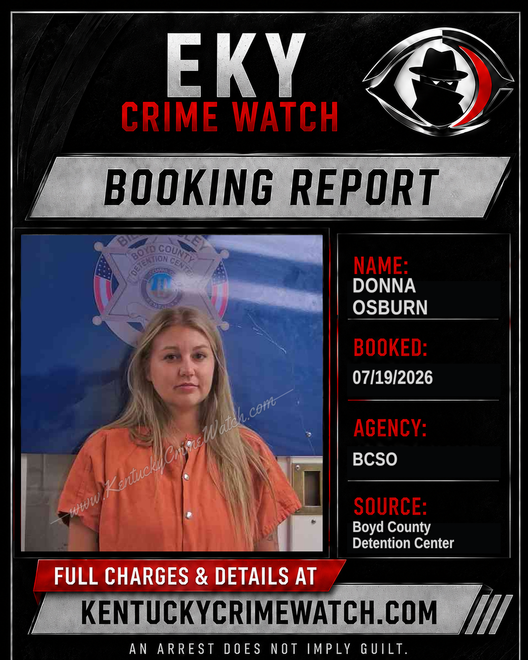 DONNA OSBURN booking image