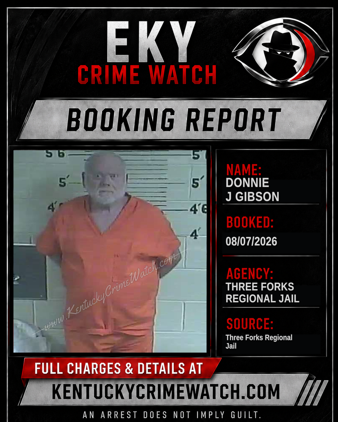 Donnie J Gibson booking image