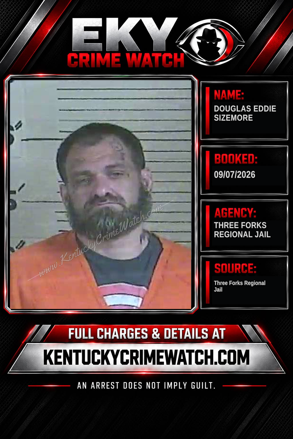 Douglas Eddie Sizemore booking image