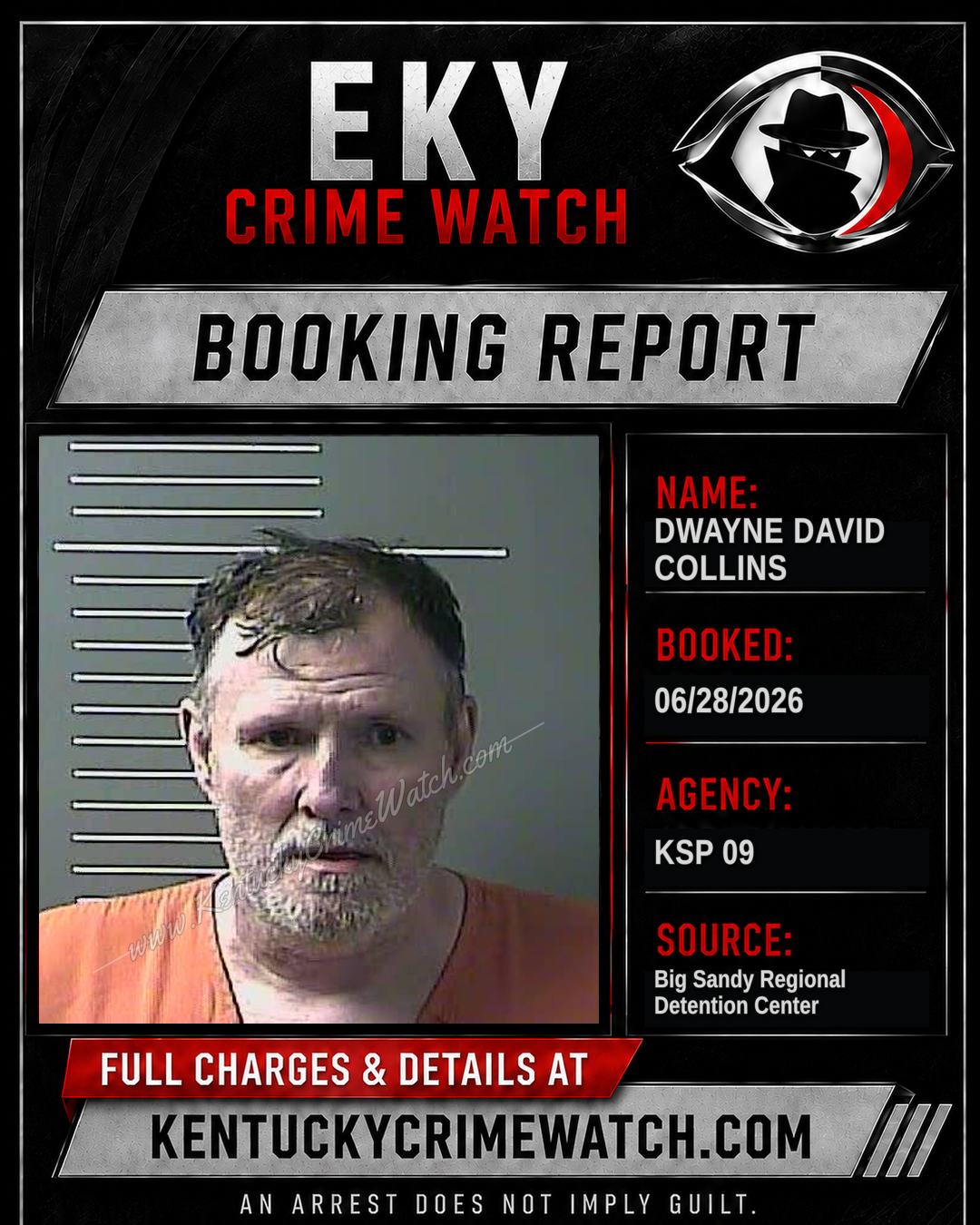 DWAYNE DAVID COLLINS booking image