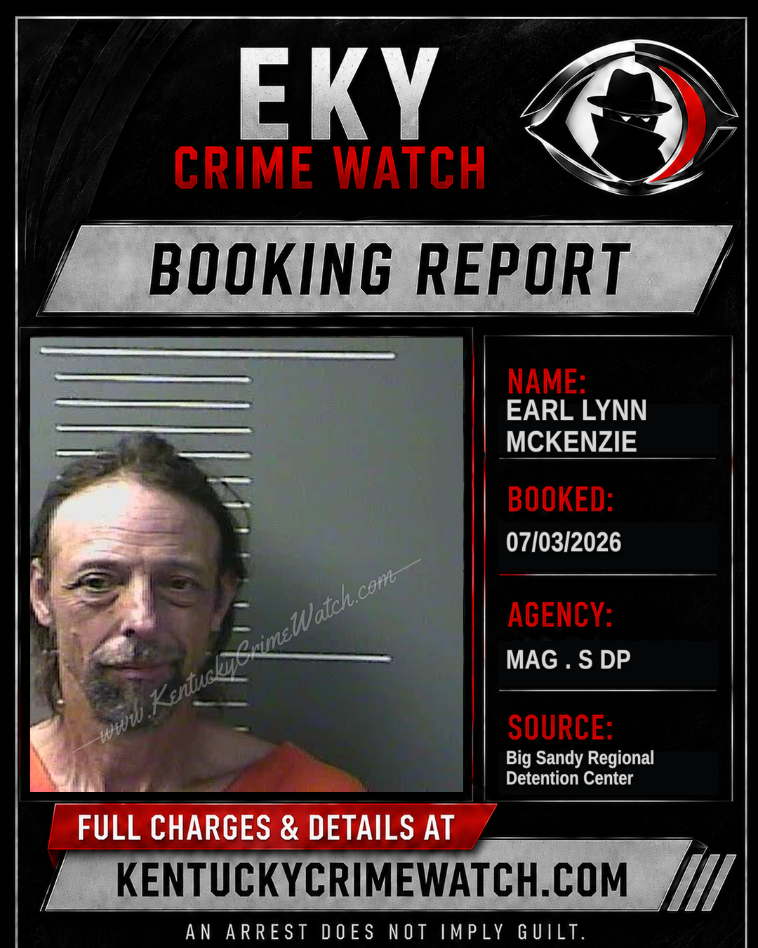 EARL LYNN MCKENZIE booking image