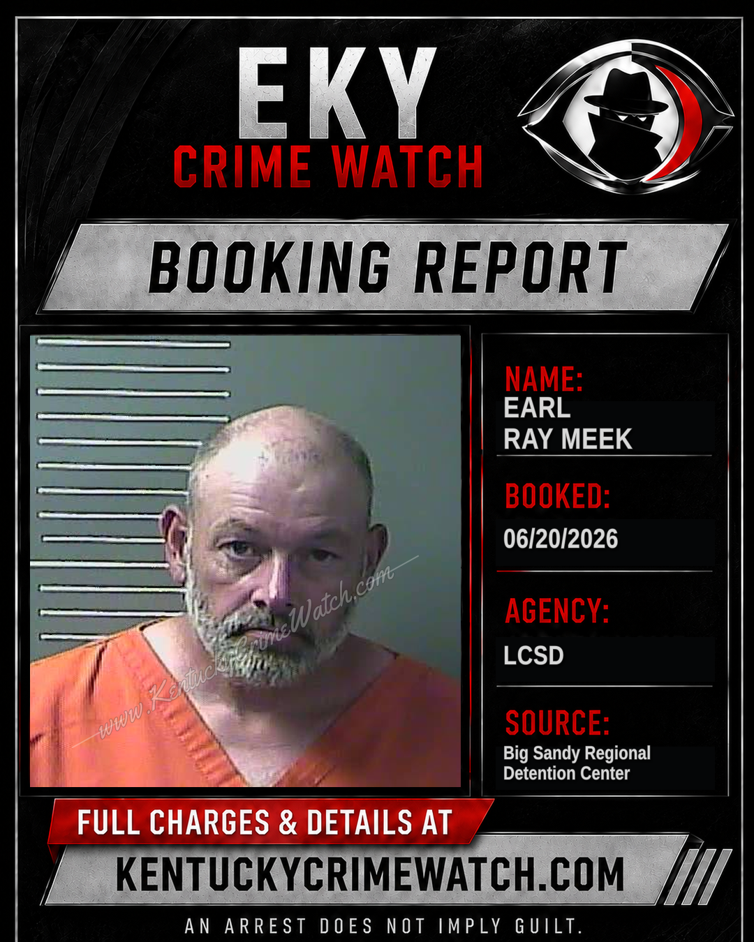 EARL RAY MEEK booking image