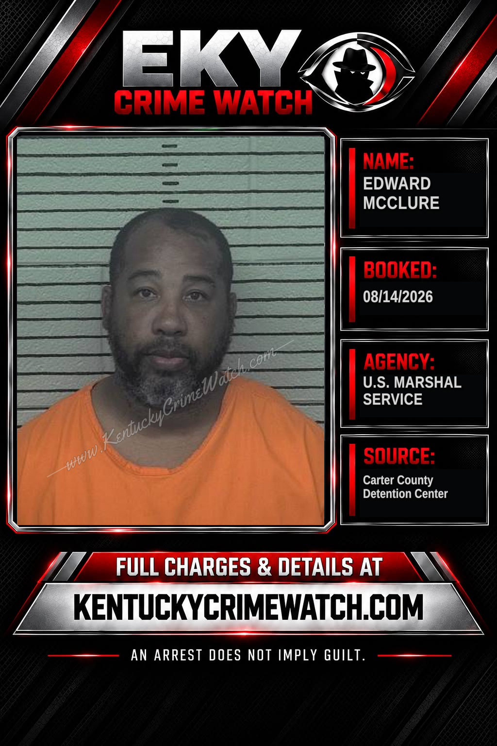 EDWARD MCCLURE booking image