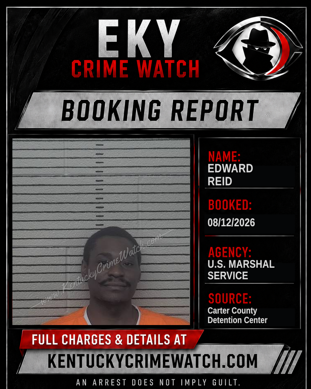 EDWARD REID booking image