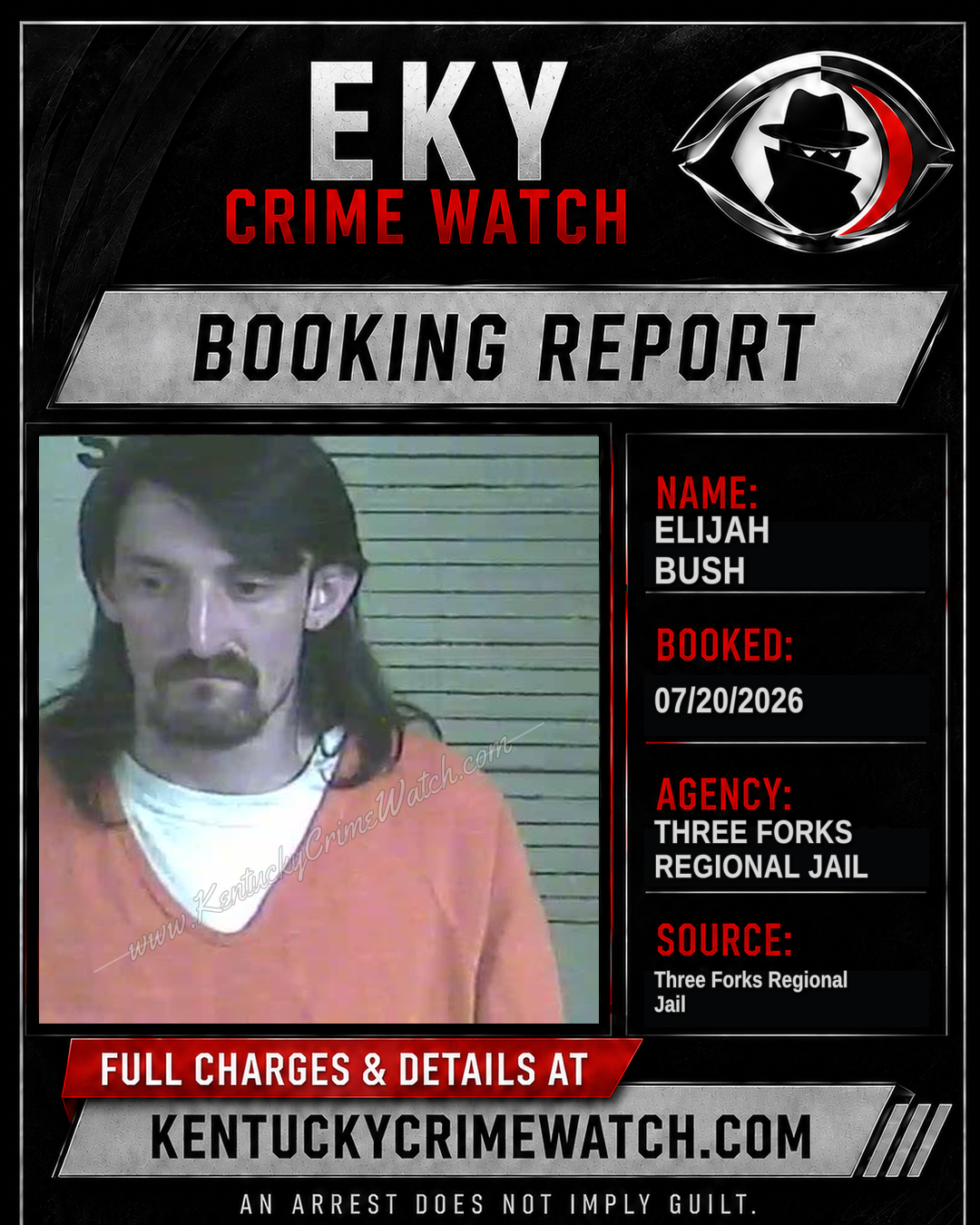Elijah Bush booking image