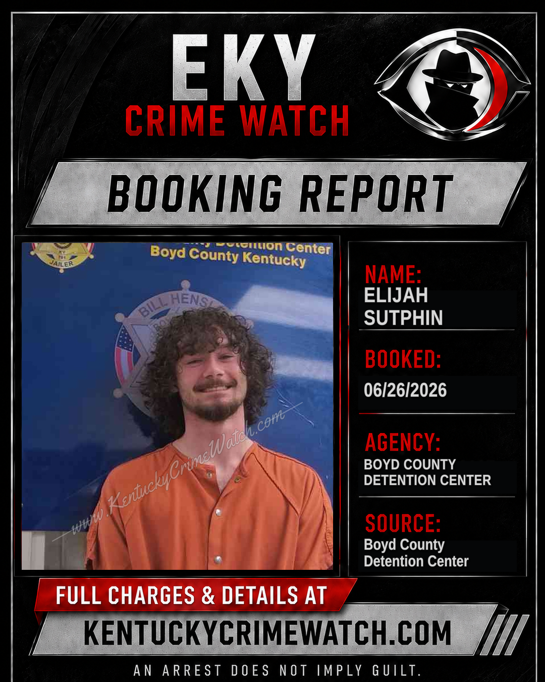 ELIJAH SUTPHIN booking image