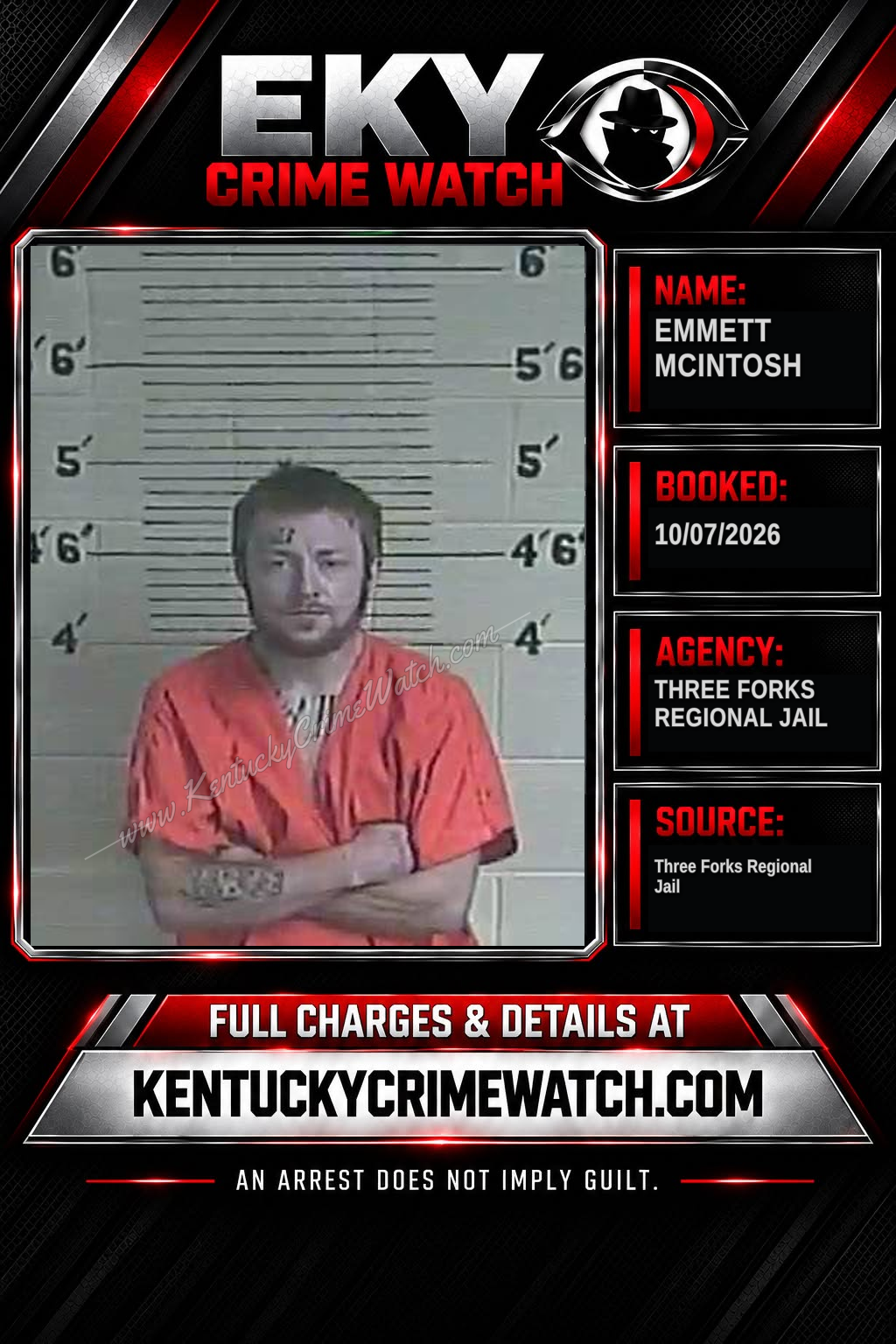Emmett McIntosh booking image