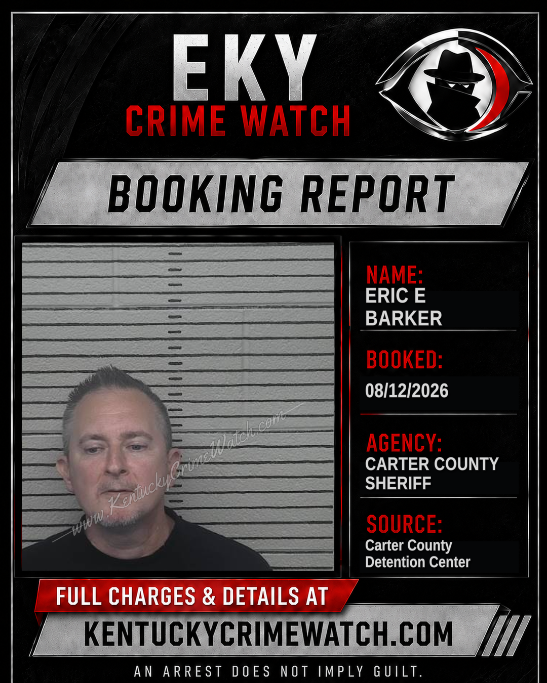 ERIC E BARKER booking image