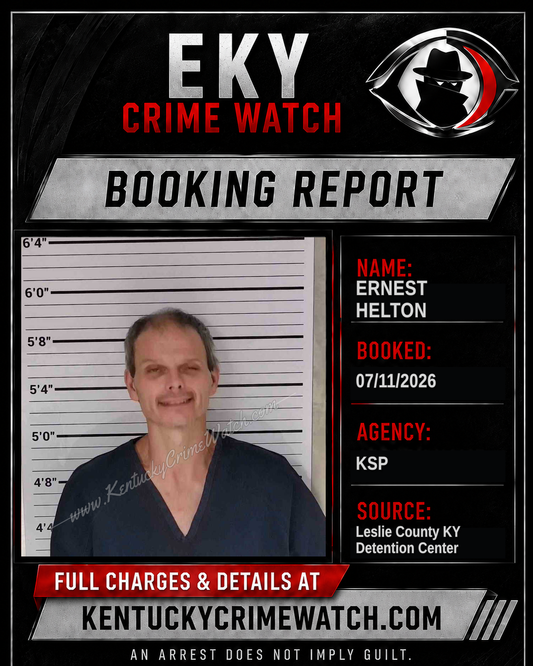 ERNEST HELTON booking image