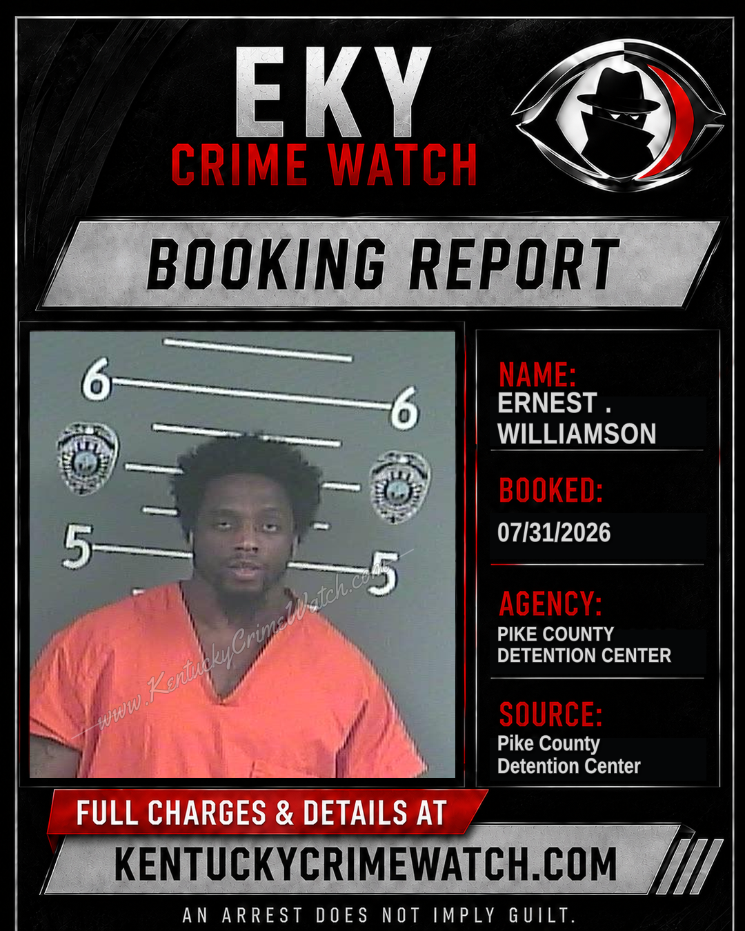 ERNEST . WILLIAMSON booking image