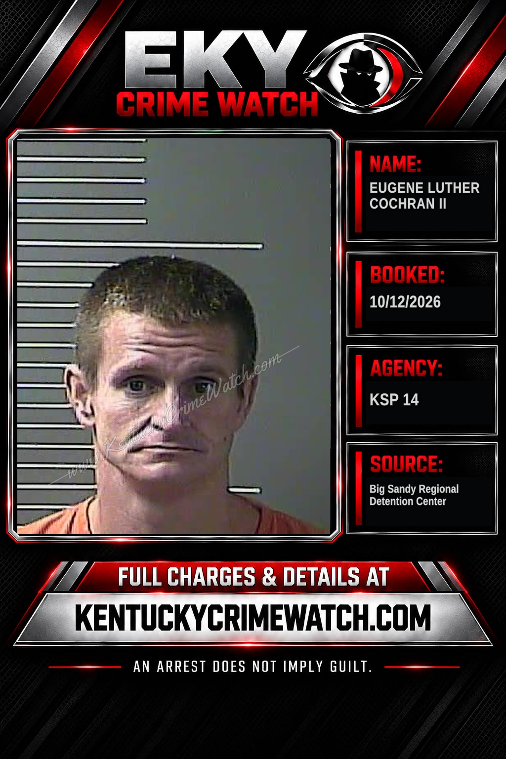 EUGENE LUTHER COCHRAN II booking image