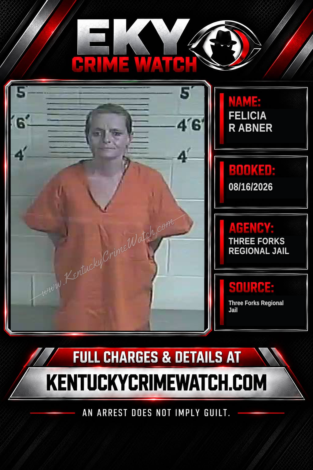 Felicia R Abner booking image