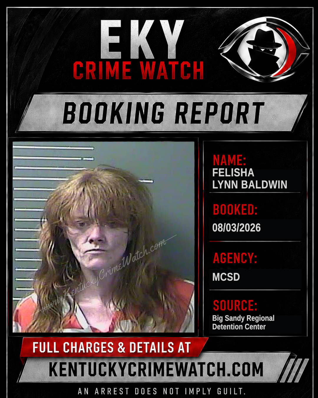 FELISHA LYNN BALDWIN booking image
