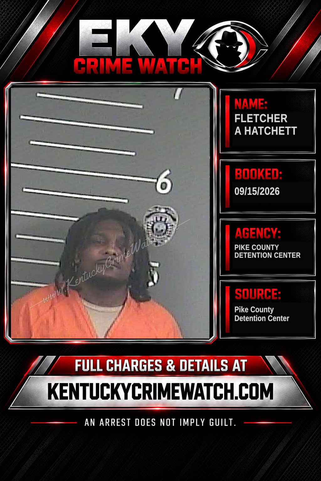 FLETCHER A HATCHETT booking image