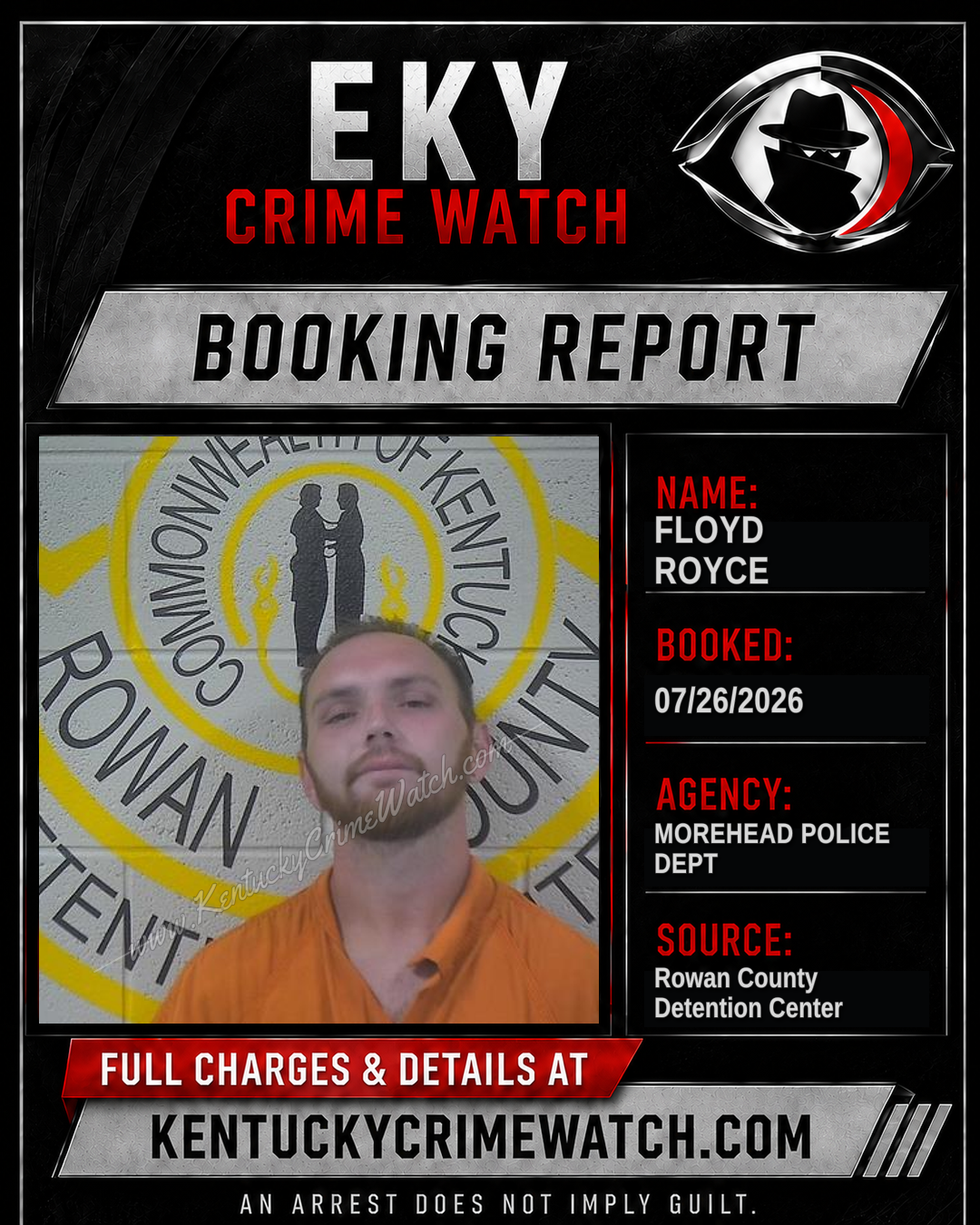 FLOYD ROYCE booking image