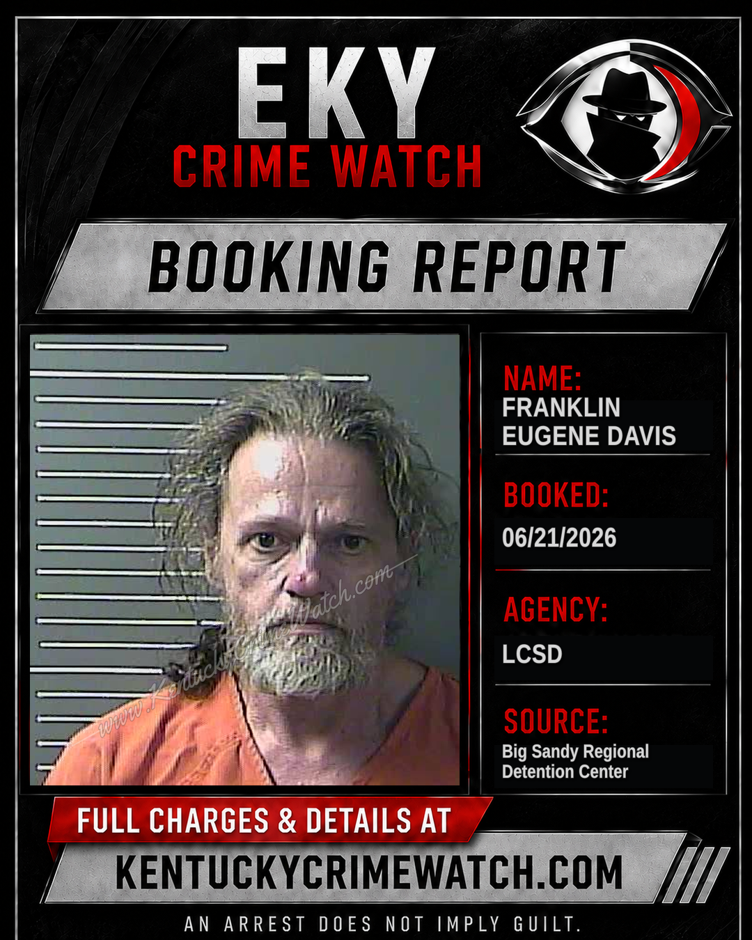 FRANKLIN EUGENE DAVIS booking image