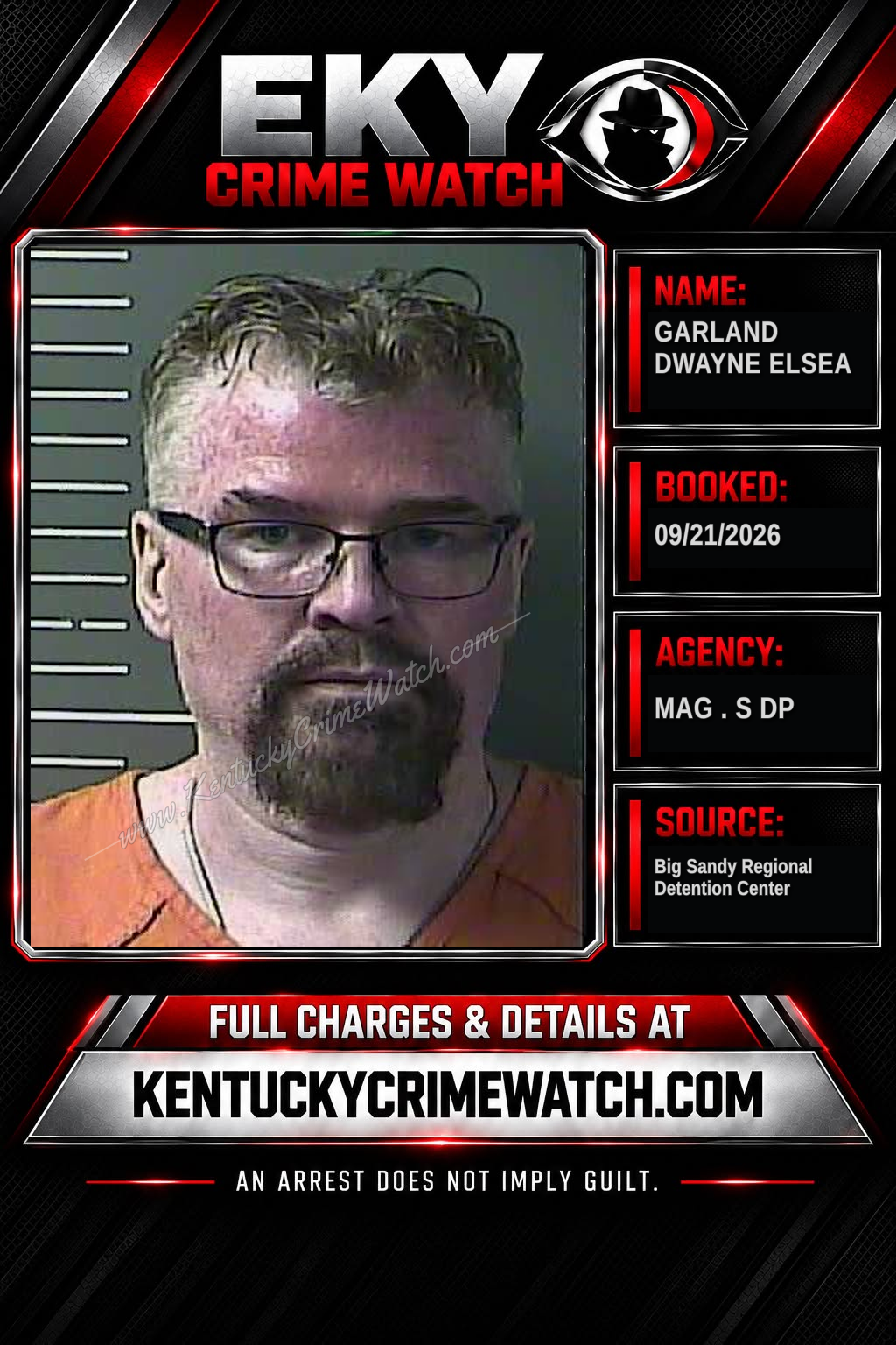 GARLAND DWAYNE ELSEA booking image