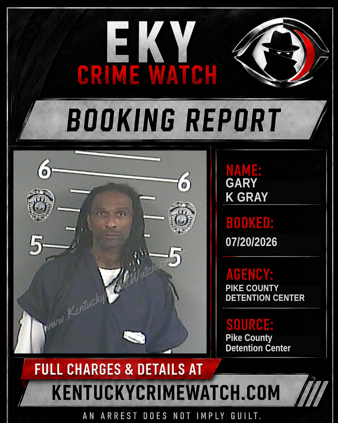 GARY K GRAY booking image