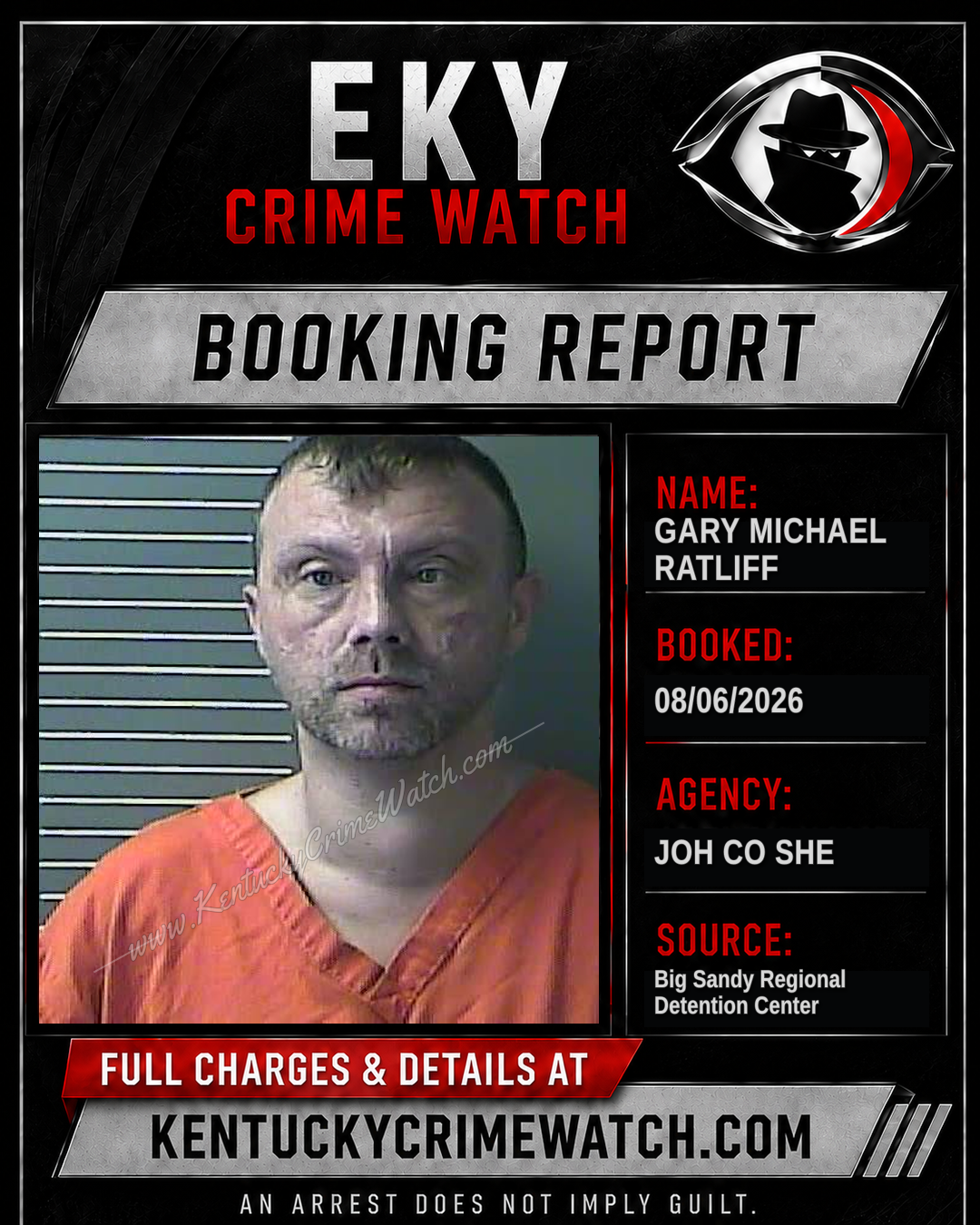 GARY MICHAEL RATLIFF booking image