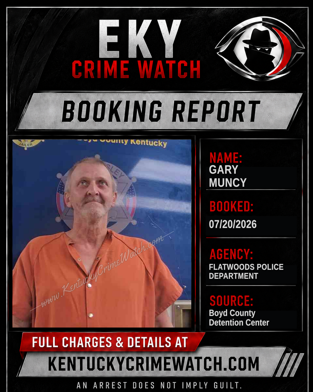 GARY MUNCY booking image