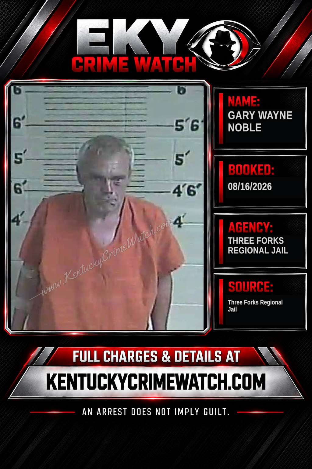 Gary Wayne Noble booking image