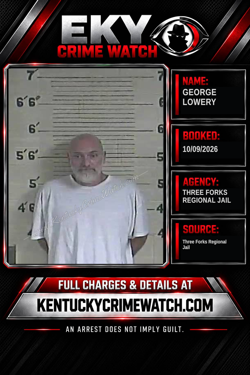 George Lowery booking image