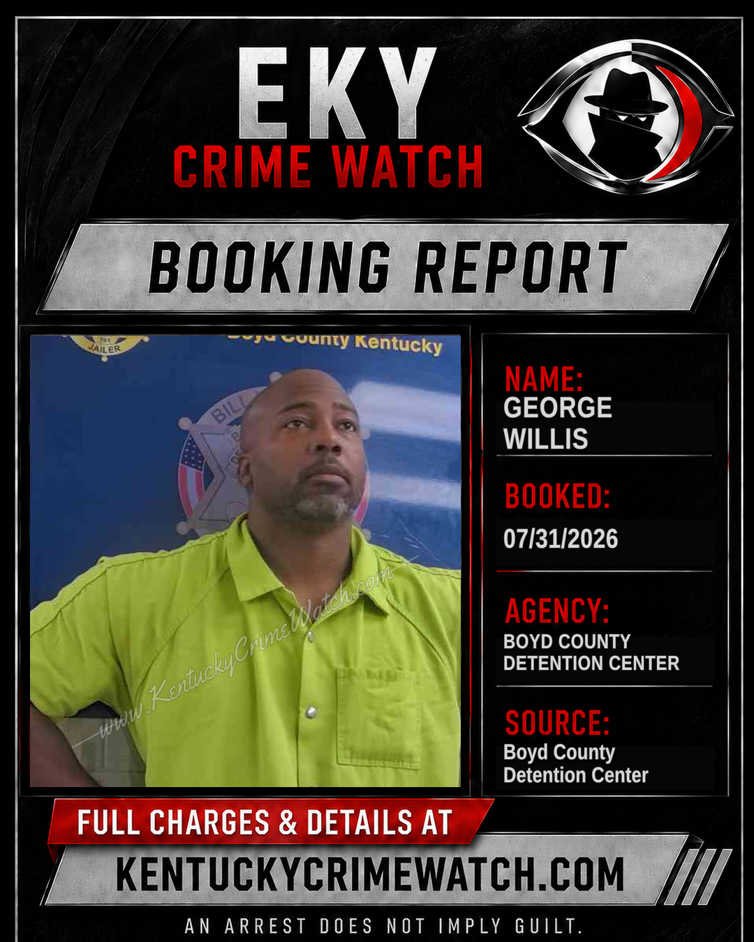 GEORGE WILLIS booking image