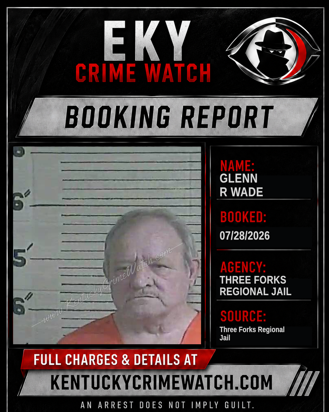 Glenn R Wade booking image