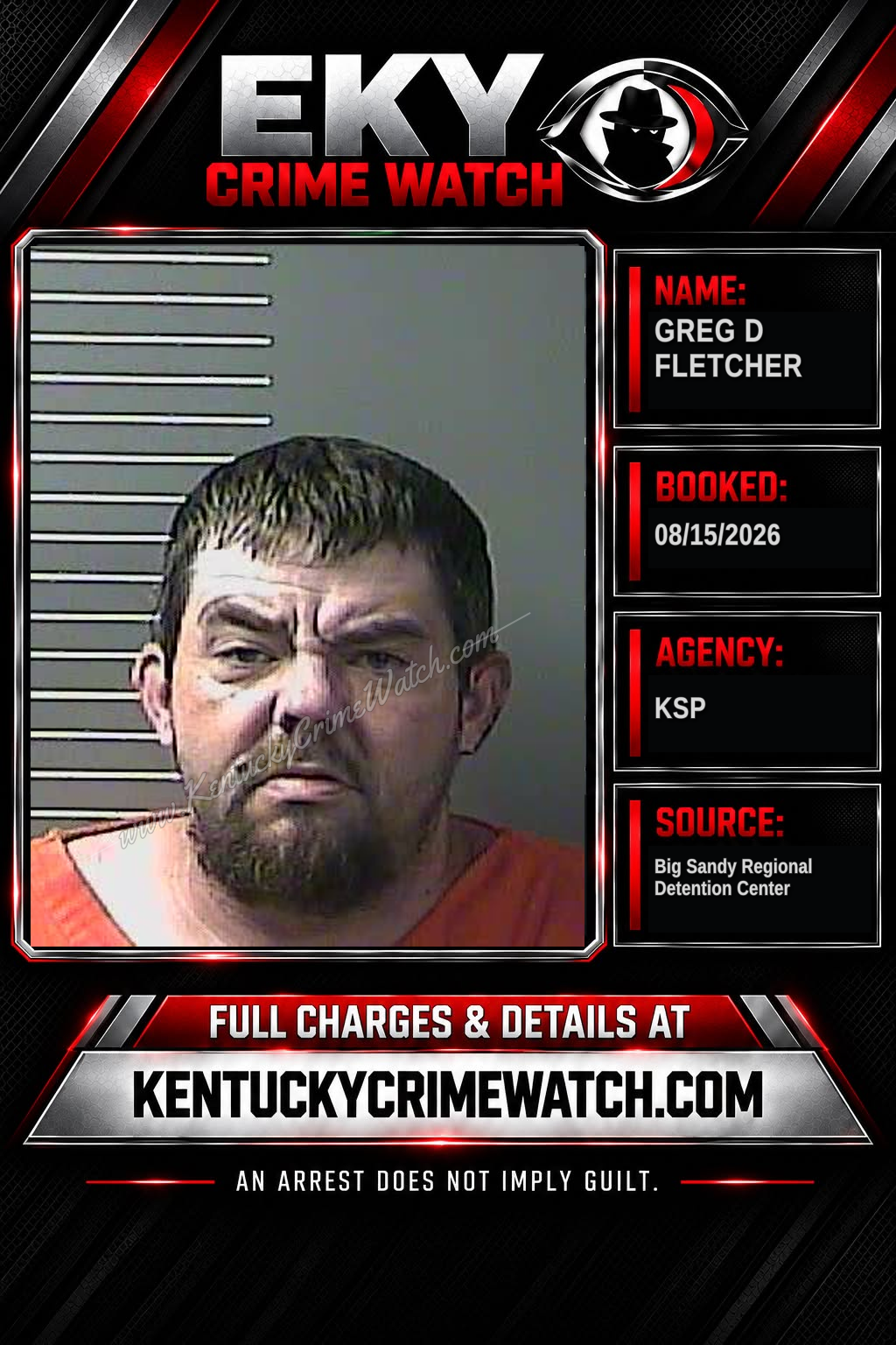 GREG D FLETCHER booking image