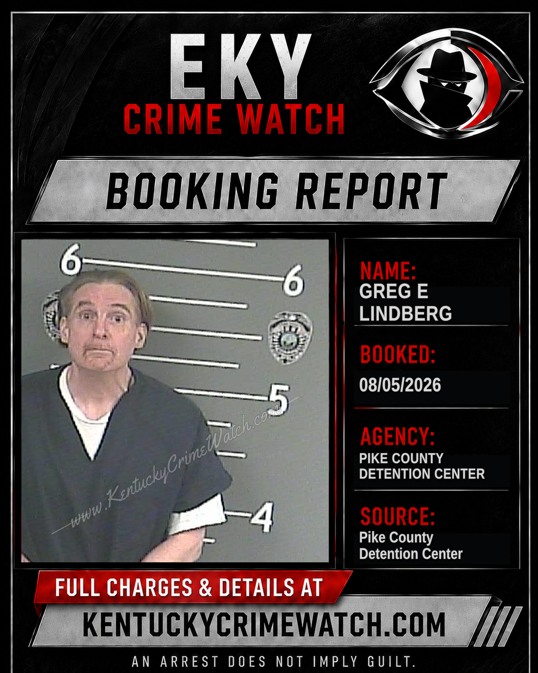 GREG E LINDBERG booking image