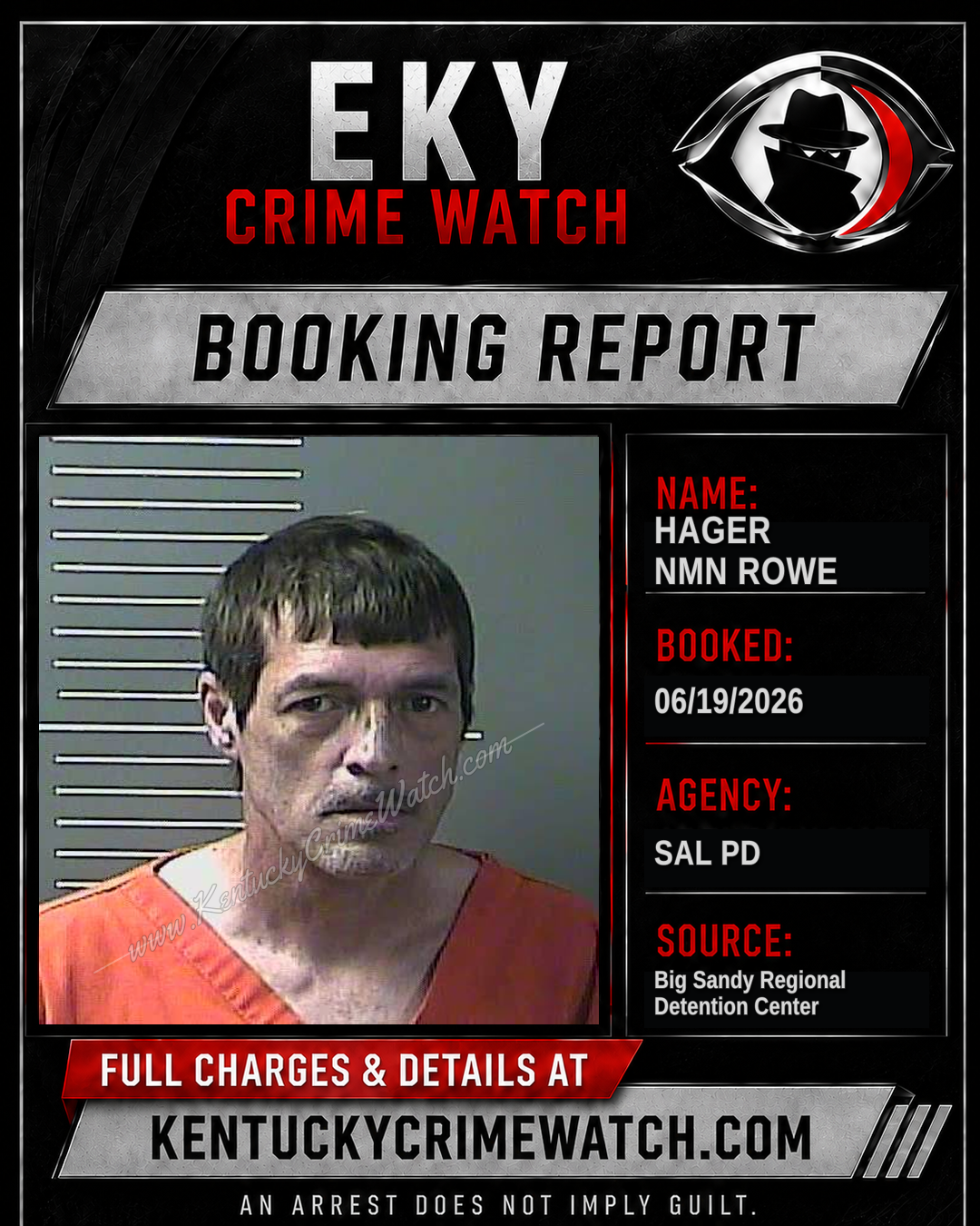 HAGER NMN ROWE booking image