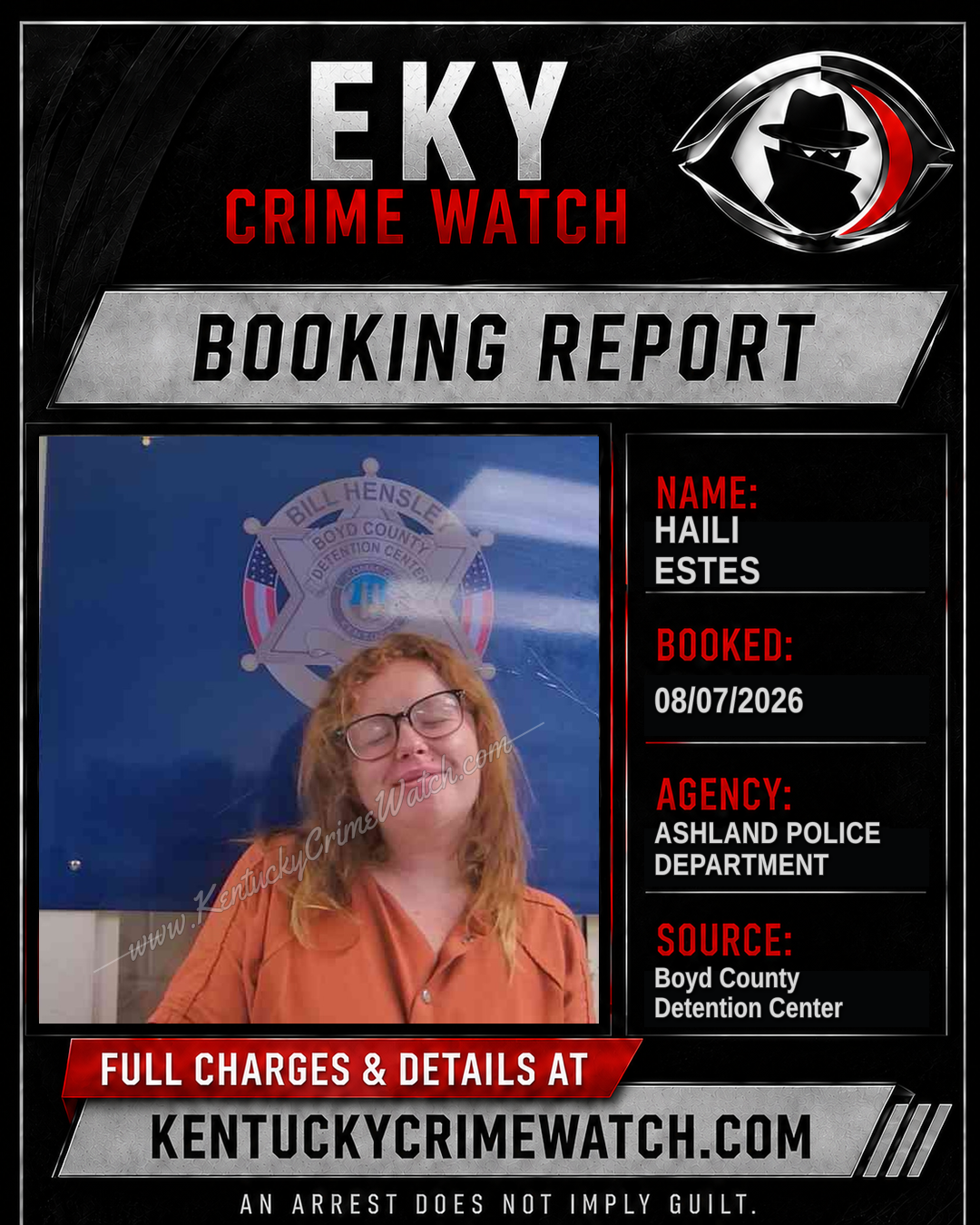 HAILI ESTES booking image