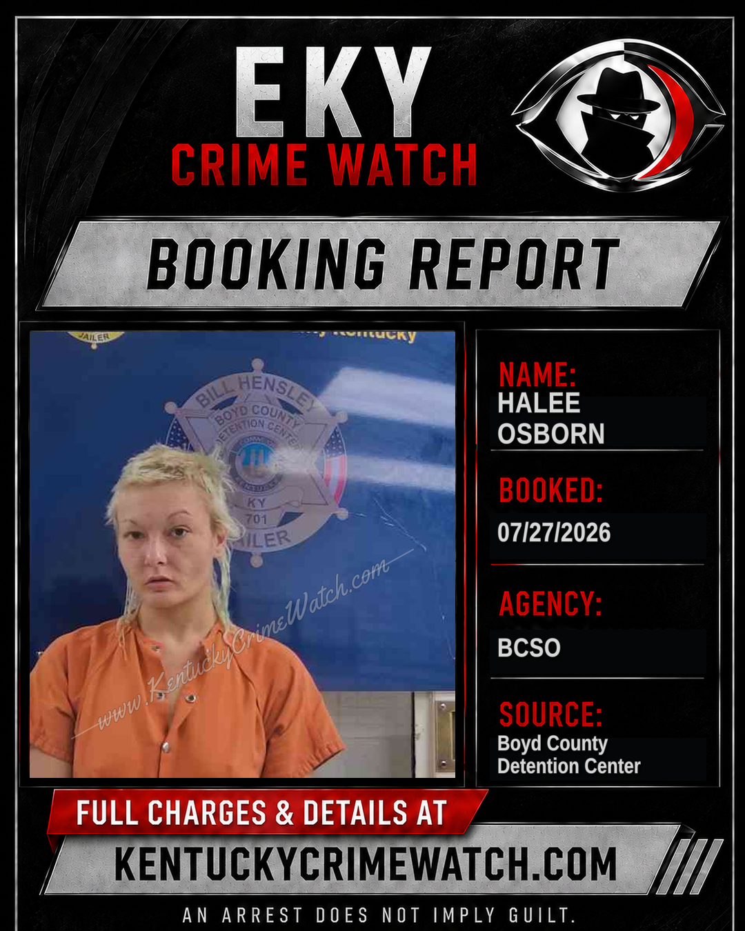HALEE OSBORN booking image
