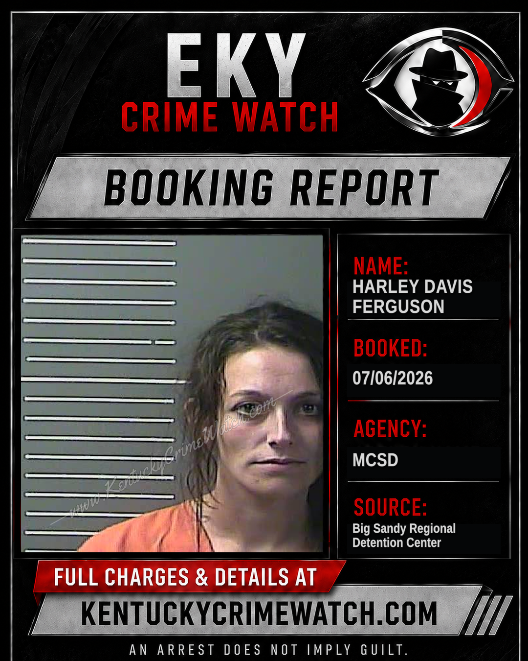 HARLEY DAVIS FERGUSON booking image