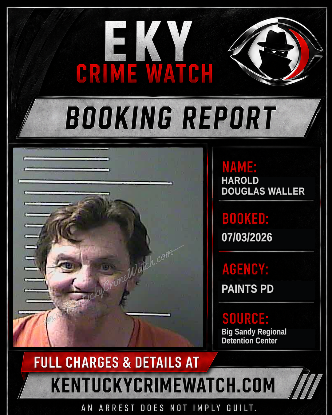 HAROLD DOUGLAS WALLER booking image