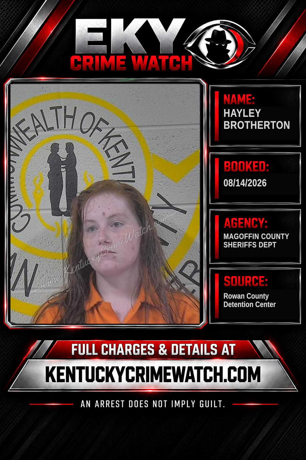HAYLEY BROTHERTON booking image