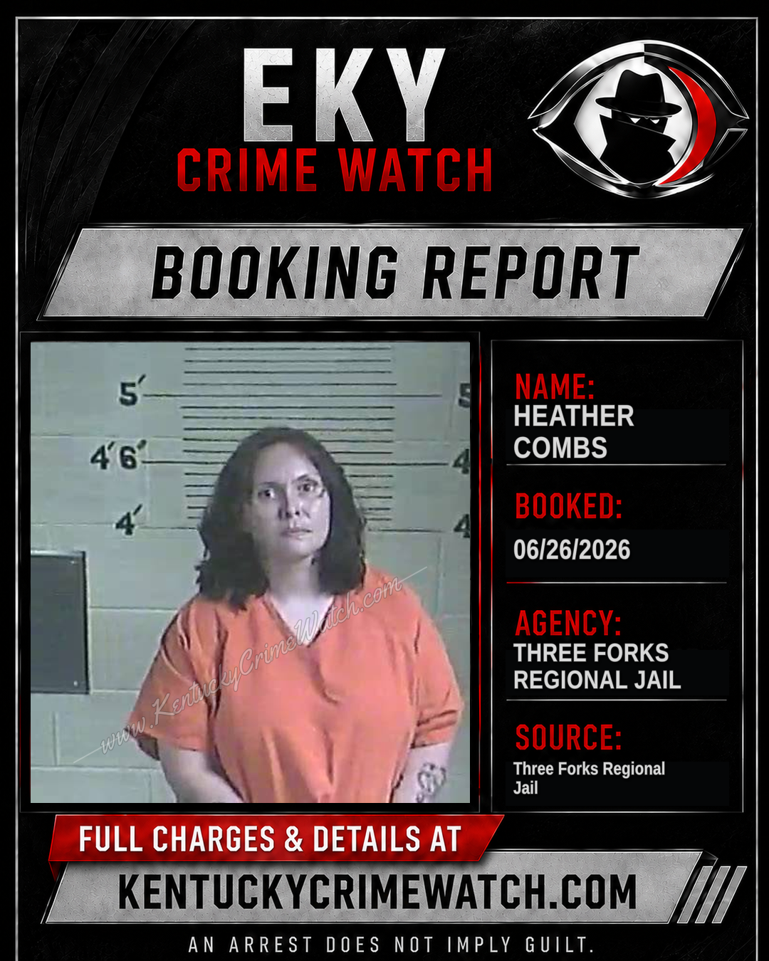 Heather Combs booking image