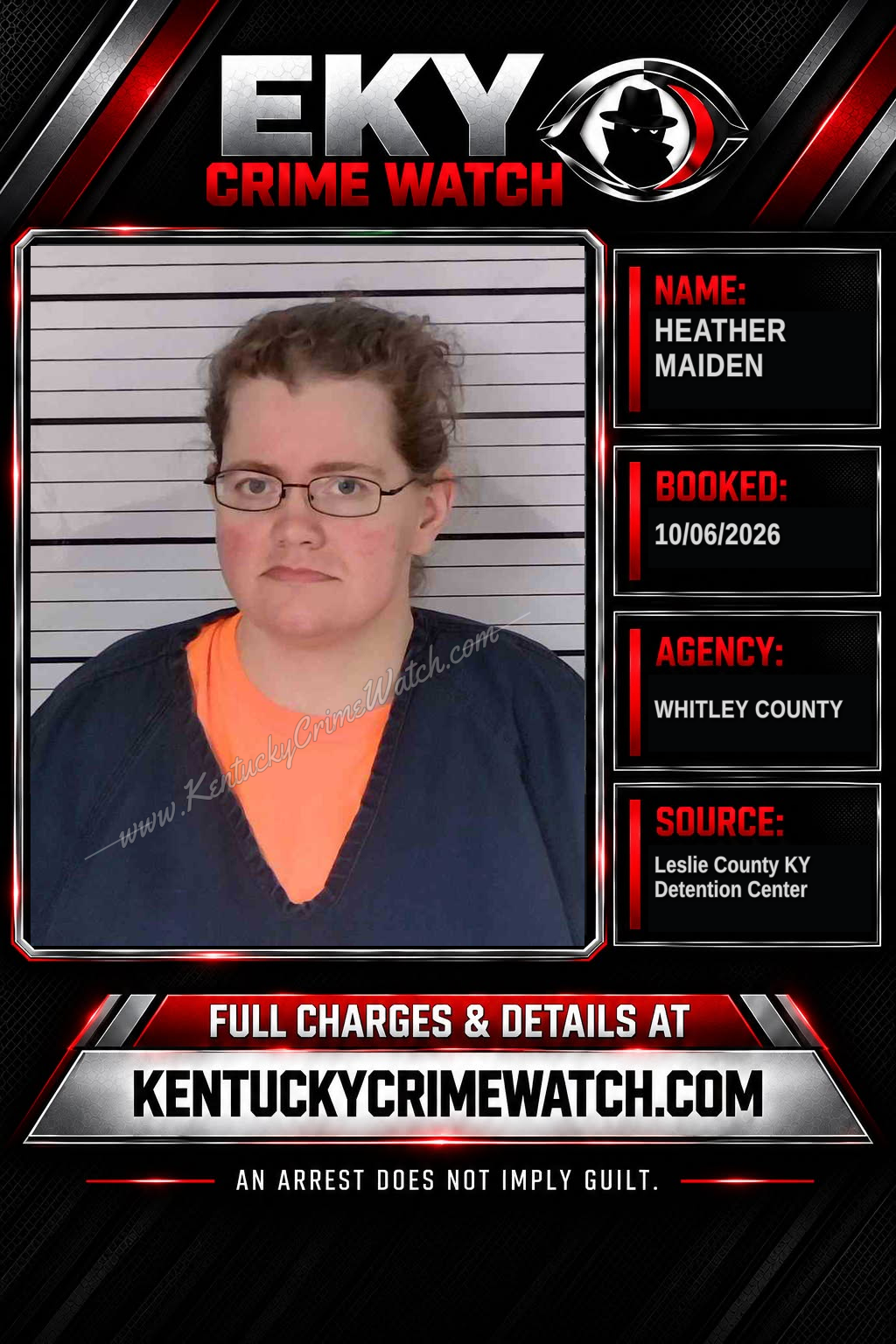 HEATHER MAIDEN booking image