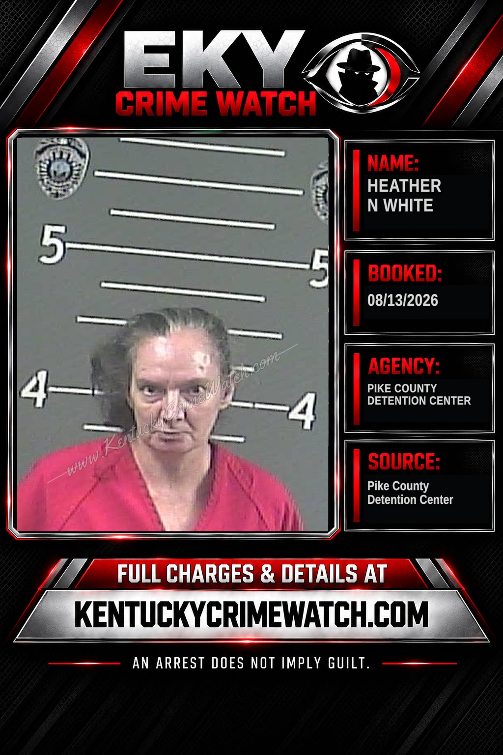 HEATHER N WHITE booking image
