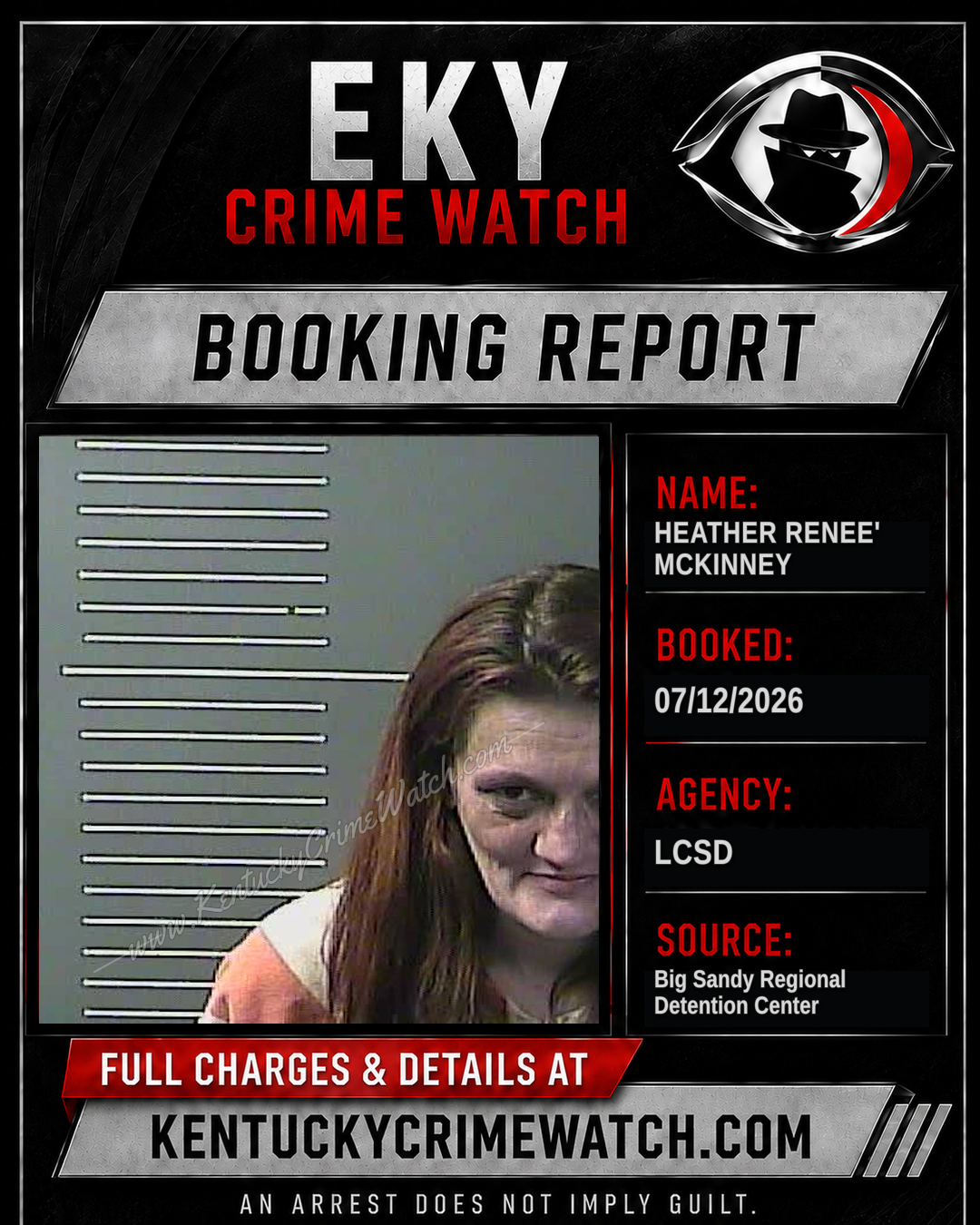 HEATHER RENEE' MCKINNEY booking image