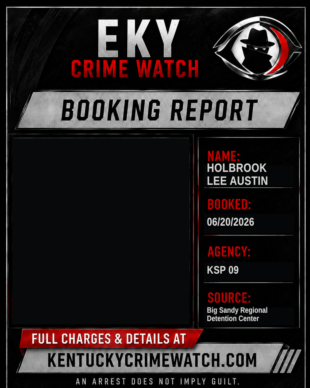 HOLBROOK LEE AUSTIN booking image