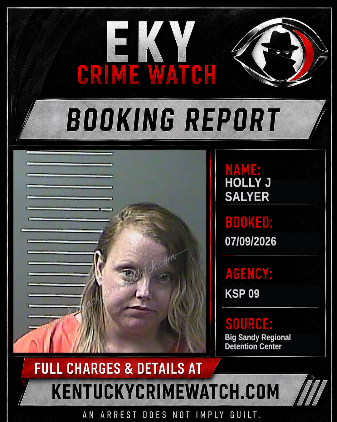 HOLLY J SALYER booking image