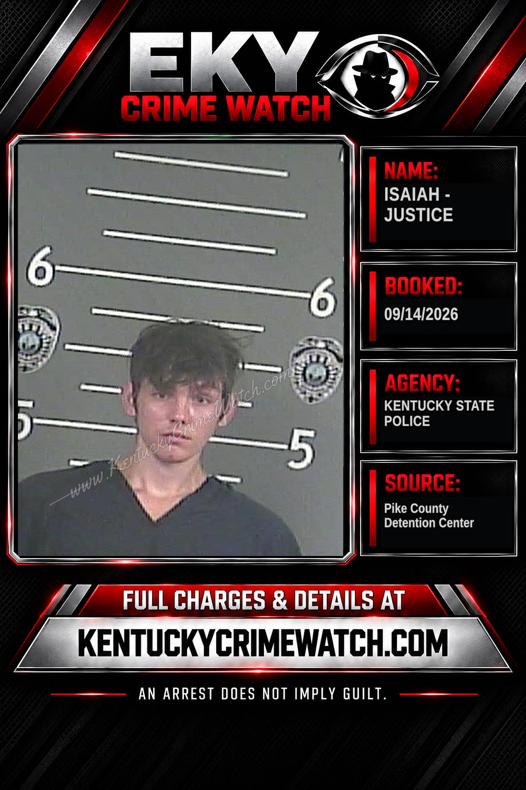 ISAIAH - JUSTICE booking image