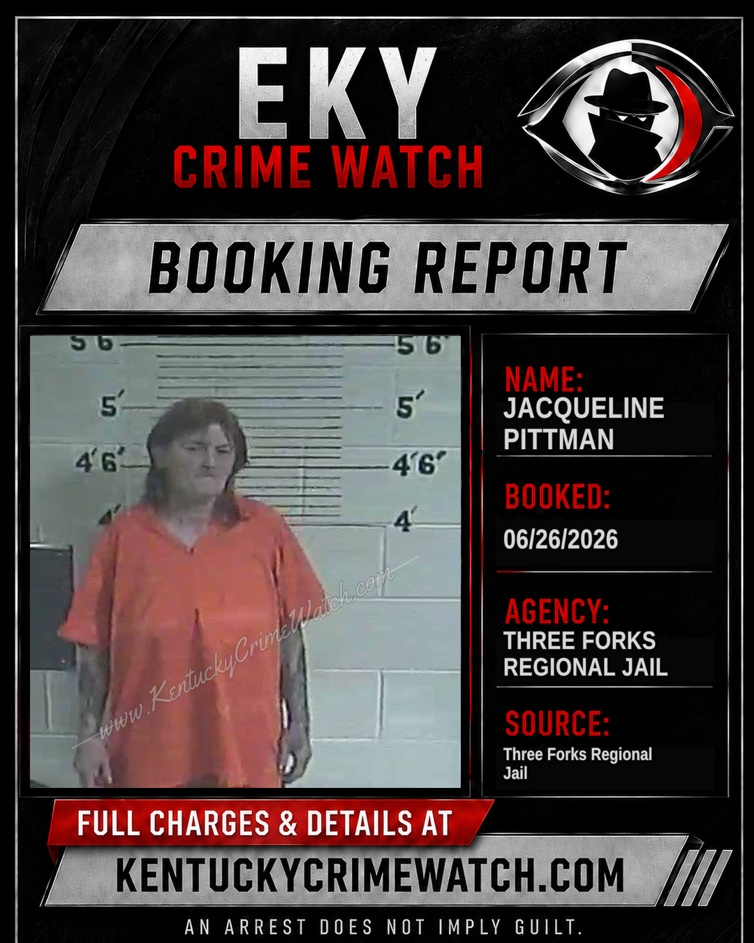 Jacqueline Pittman booking image